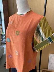 MASIGLA: APRICOT FLOWERS W/ ASSUNTA SLEEVES