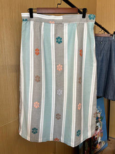 SKIRT: DOMINIQUE / BACK : GRAY LINEN*