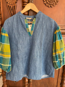 SPCL: denim w/ solans sleeves